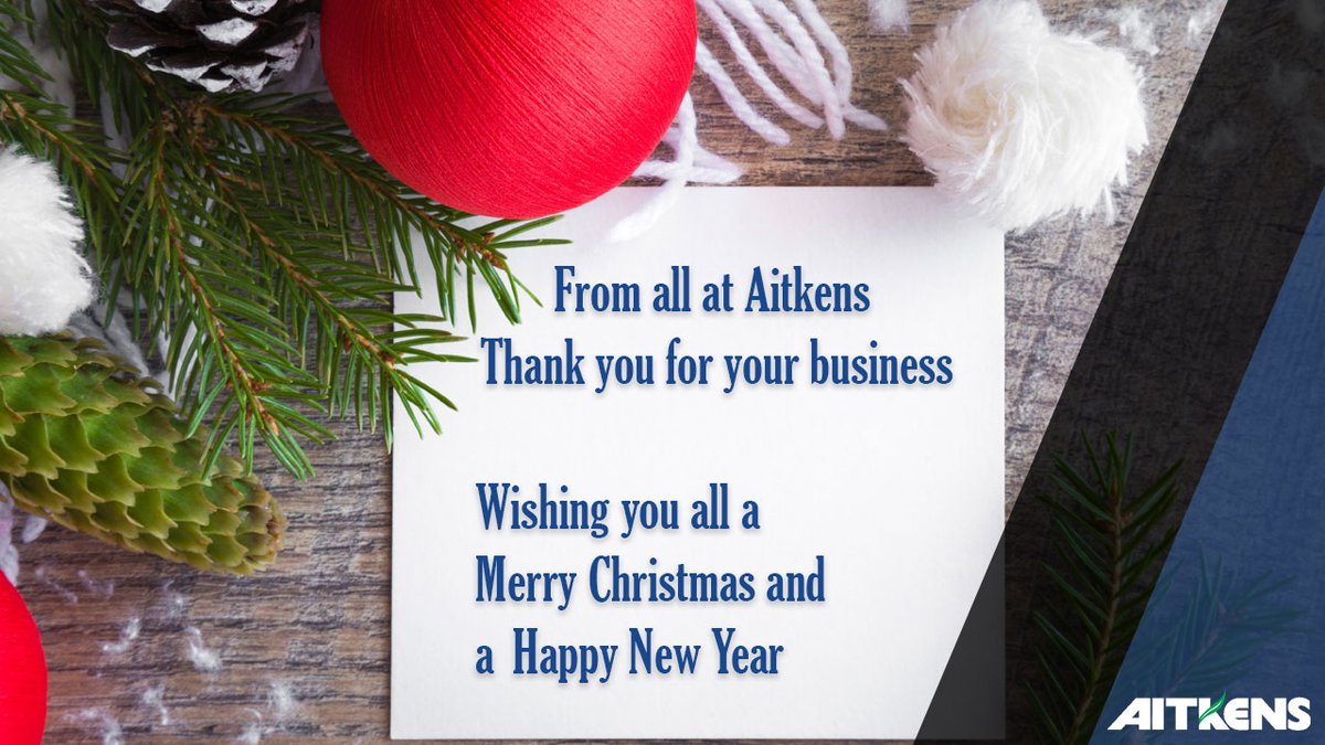 Aitkens_turf's tweet photo. We would like to wish all our customers, staff &amp; suppliers a Merry Christmas &amp; a Happy New Year. 
It has certainly been a challenging year for all in this fantastic turf industry. Lets hope 2021 is much better.
We close on 22/12/20 &amp; Re-open on 05/01/21 https://t.co/vP9shhHVK0