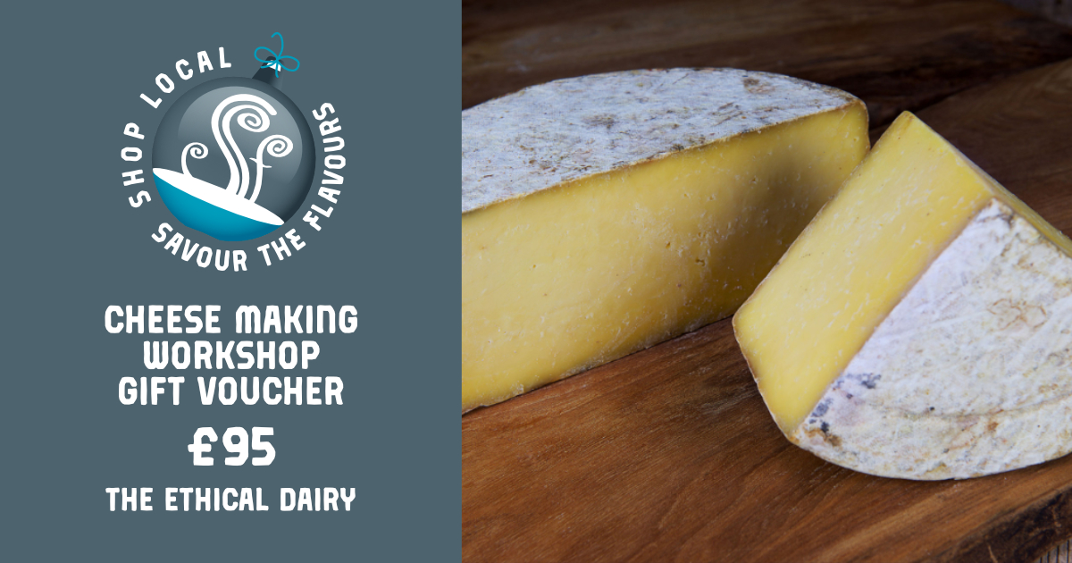 This full day Cheese Making Workshop is an amazing and generous gift. Led by cheese makers from <a href="/theethicaldairy/">The Ethical Dairy</a> it includes practical workshops, tasting sessions, a farm tour &amp; lunch. It's available instantly whenever you need it! #LoveLocal creamogalloway.co.uk/events/event-g…