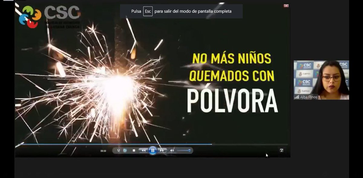 CSC_CUENCA's tweet photo. Explicamos que hasta los productos más inofensivos podrían provocar daños irremediables en la salud de una persona, por ello se recomendó no comprar estos materiales a los niños, y jóvenes. La pirotecnia puede ser utilizada únicamente por expertos. https://t.co/3EkOhbRHUi