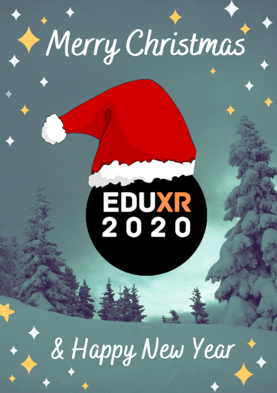 eduxrFI's tweet photo. Thank you for a great first year of #EDUXR
Let’s take a break from work, have some rest and enjoy the holidays. Stay tuned - see you again next year!
We wish you happy holidays and a great new year!
@Juh_Eskelinen @memma @ilonalaa @pekkaouli @Kijaidesign @SiljaPenttinen https://t.co/kLkDFwYcAc