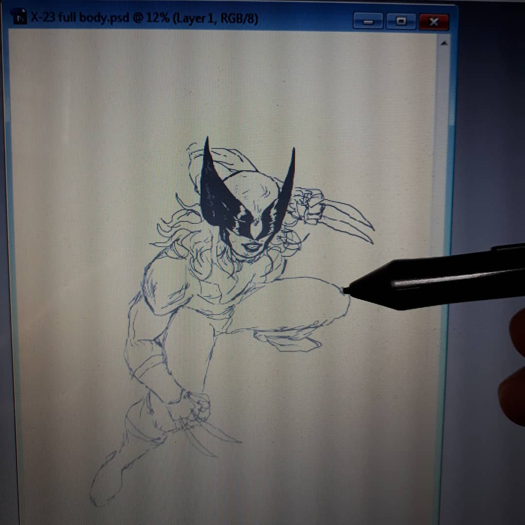 YantonoLiong's tweet photo. X-23 wip. It's been long time i never draw Laura. She is the best Wolverine. 😁

#marvel #marvelcomics #xmen #wolverine #x23 #laurakinney #weaponx #mutant #art #artist #comic #comicbookart  #drawing #sketch #artoftheday #yantoliongart #wacom #intuous https://t.co/rAqxnhhG6f