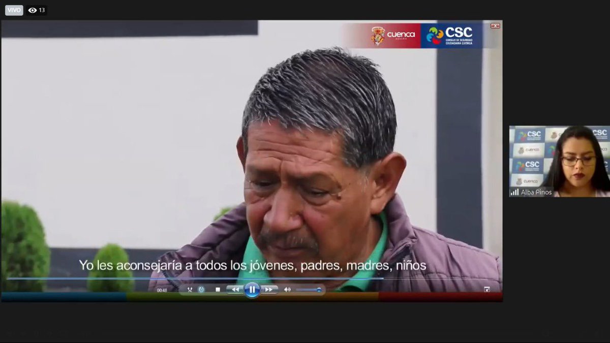 CSC_CUENCA's tweet photo. A través de un video se da a conocer un testimonio de una persona que fue víctima del mal uso de la pólvora y perdió una de sus extremidades. 
#NoEnciendasPeligro https://t.co/cTS75yd7Qg
