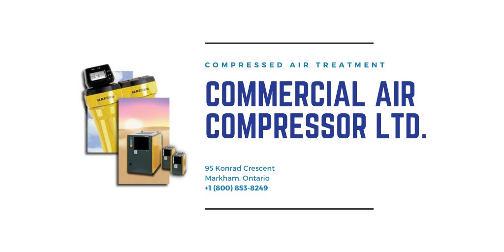 CommAirONT's tweet photo. To help you select the right #compressedair treatment equipment for your application, contact us for a free air system assessment. We offer #Kaeser products, such as air main #chargingvalves and #oilmisteliminators.

https://t.co/f1VQ5gQGMk https://t.co/S8FeoE9RkQ