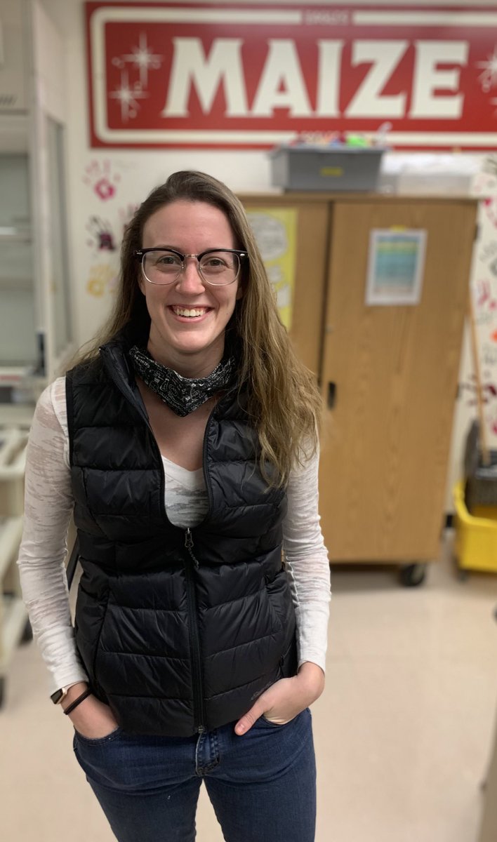 JessicaShurts's tweet photo. Some people earn a Black Belt for their accomplishments. Ms Utt @utt_oh has earned her Black Vest!  First year Chemistry Teacher, Pandemic PIVOT teaching, Grad School, Science Tech Guru! You Got  This! https://t.co/ZybrQ0wFec