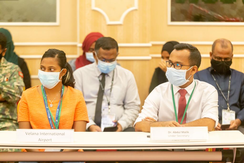 MoHmv's tweet photo. HECC reviewed update of work done to contain COVID19 by Noonu Atoll COVID19 task force and general COVID19 statistics https://t.co/mprCDsUITo