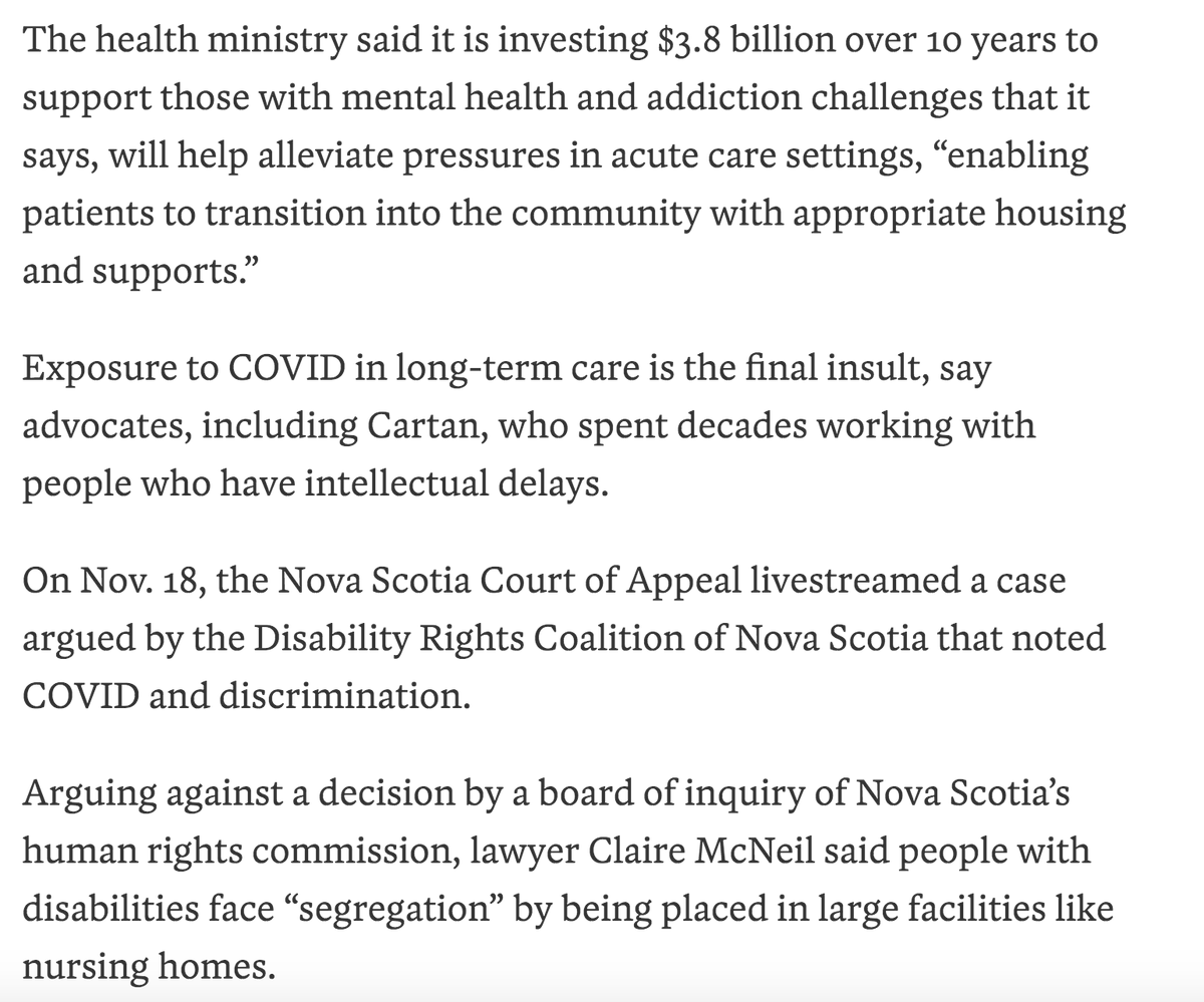 I know that piece is paywalled. I understand reasons for paywalls but I also disagree with coverage about disabled and/or poor people being paywalled especially relating to pandemic so...screenshots with alt text for my community.