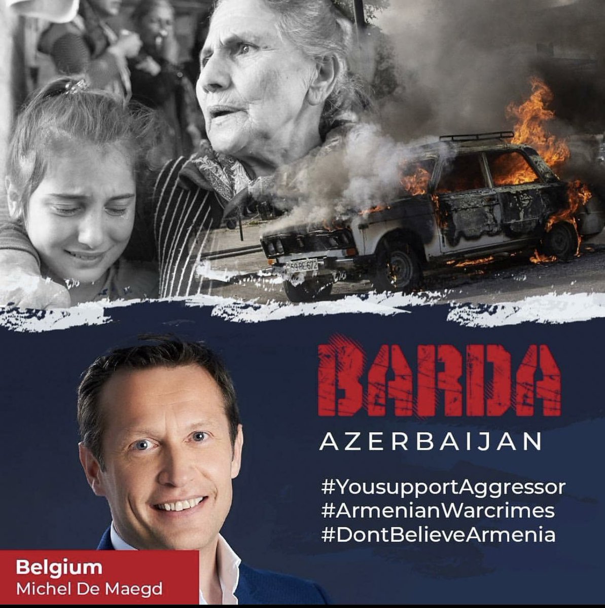 skya_cas_tle's tweet photo. Knowing that the territory of #Azerbaijan has been occupied by #Armenia for 30 years, those who were silent should not speak unjustly today!

#StopSupportTerrorism 
#YousupportAggressor 
#ArmenianWarCrimes https://t.co/9gasMH8e0h