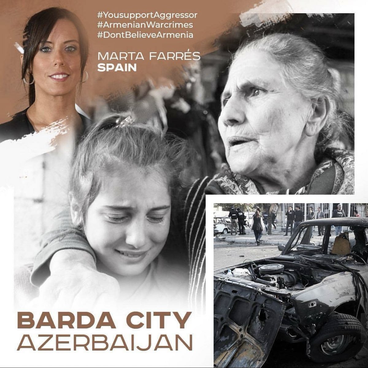 skya_cas_tle's tweet photo. Knowing that the territory of #Azerbaijan has been occupied by #Armenia for 30 years, those who were silent should not speak unjustly today!

#StopSupportTerrorism 
#YousupportAggressor 
#ArmenianWarCrimes https://t.co/9gasMH8e0h