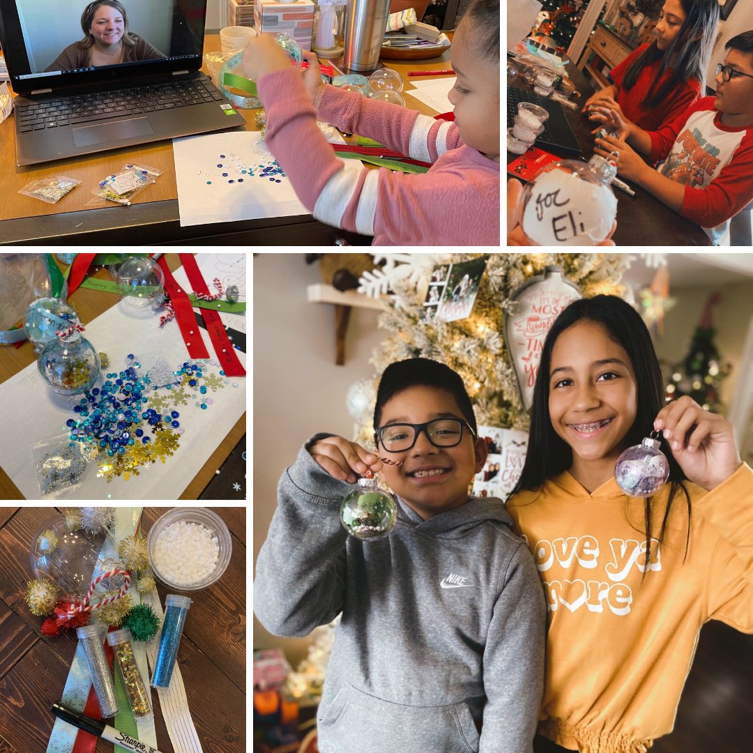 CommHealthTX's tweet photo. Our #childlifespecialist continues to meet with kids virtually to help them process their #holidaygrief through creative activities like making memory ornaments to honor &amp; remember their loved ones this holiday season. #childrengrieve #griefsupport https://t.co/udg89khn7j