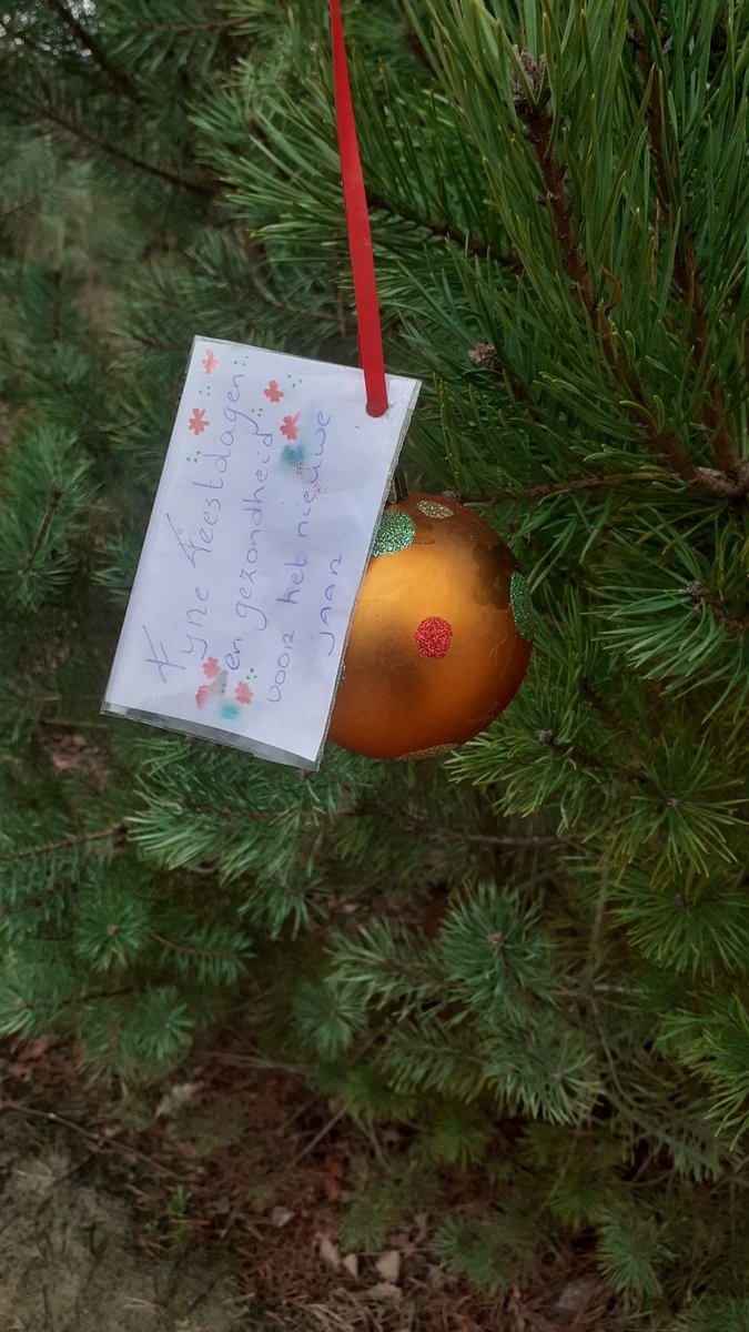 Geweldig om te vinden in het bos, een kerstgroet! Dank je wel en ook voor jou/jullie fijne feestdagen en een goed en gezond begin van 2021 #Schuitwater