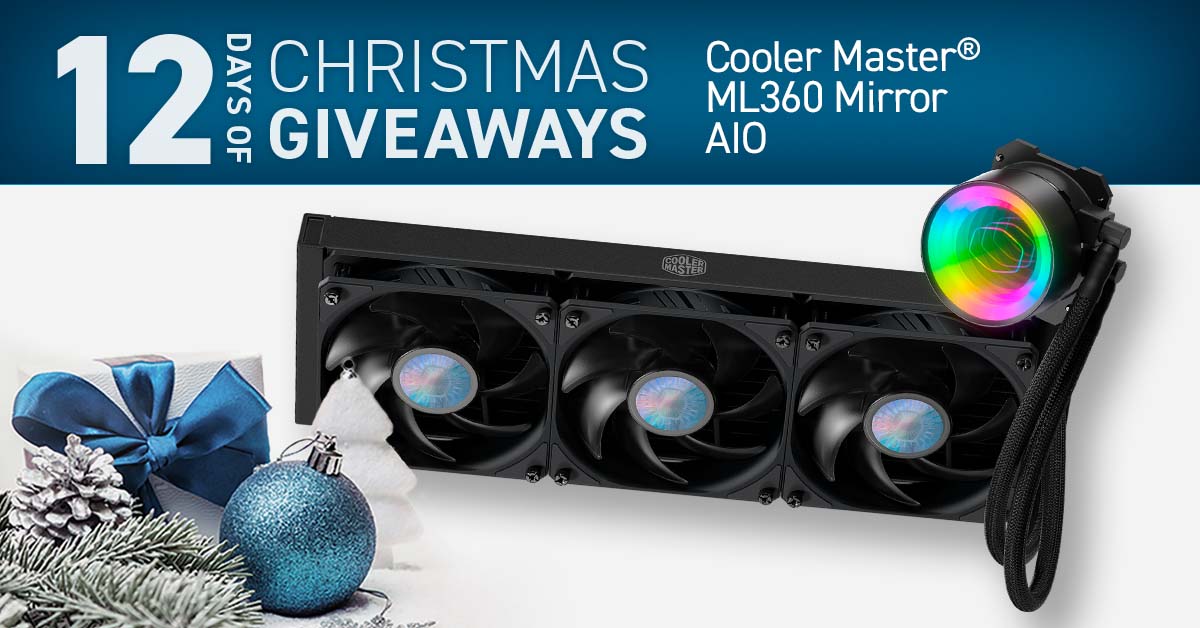 Keeping your CPU cool is important even during the holidays, <a href="/CoolerMaster/">Cooler Master</a> has got you covered #12daysofgiveaways

crucial.gg/12days-giveawa…