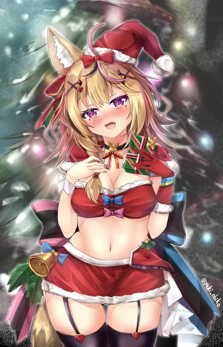 どう?
クリスマスぽい?
ありがとう❤
#絵まる 