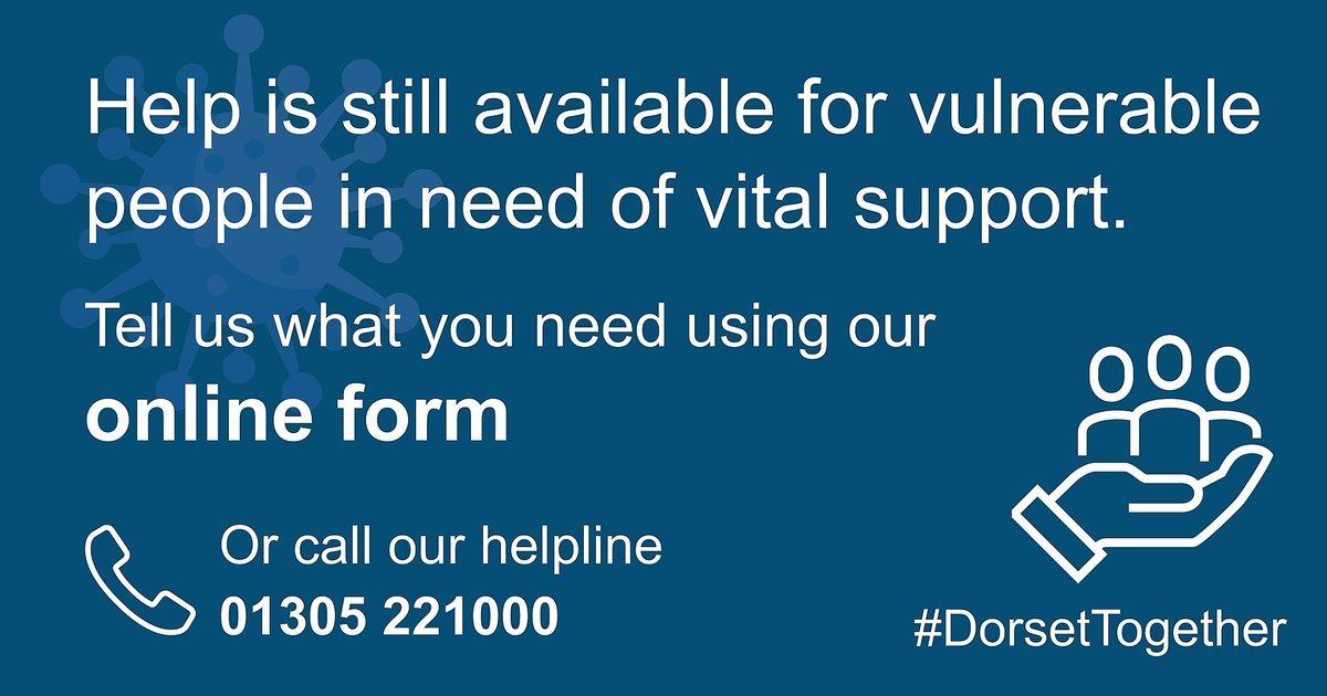 It’s Christmas time, there’s no need to be afraid... to ask for help 😊If you need to stay at home and can’t ask friends, family or neighbours to get you things like food or medicine, we can help. Get in touch 👉orlo.uk/8SQhM  or call us on 01305 221000 #DorsetTogether
