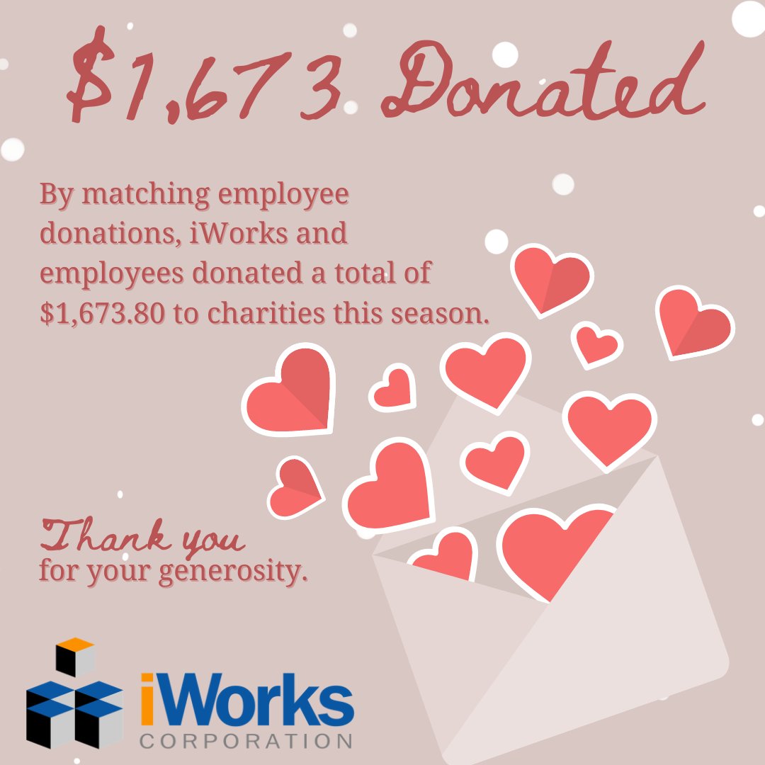 It's the season of #Giving at iWorks! #GivingTuesday2020 #GivingTuesday #Giving2020 #Donation #Philanthropy