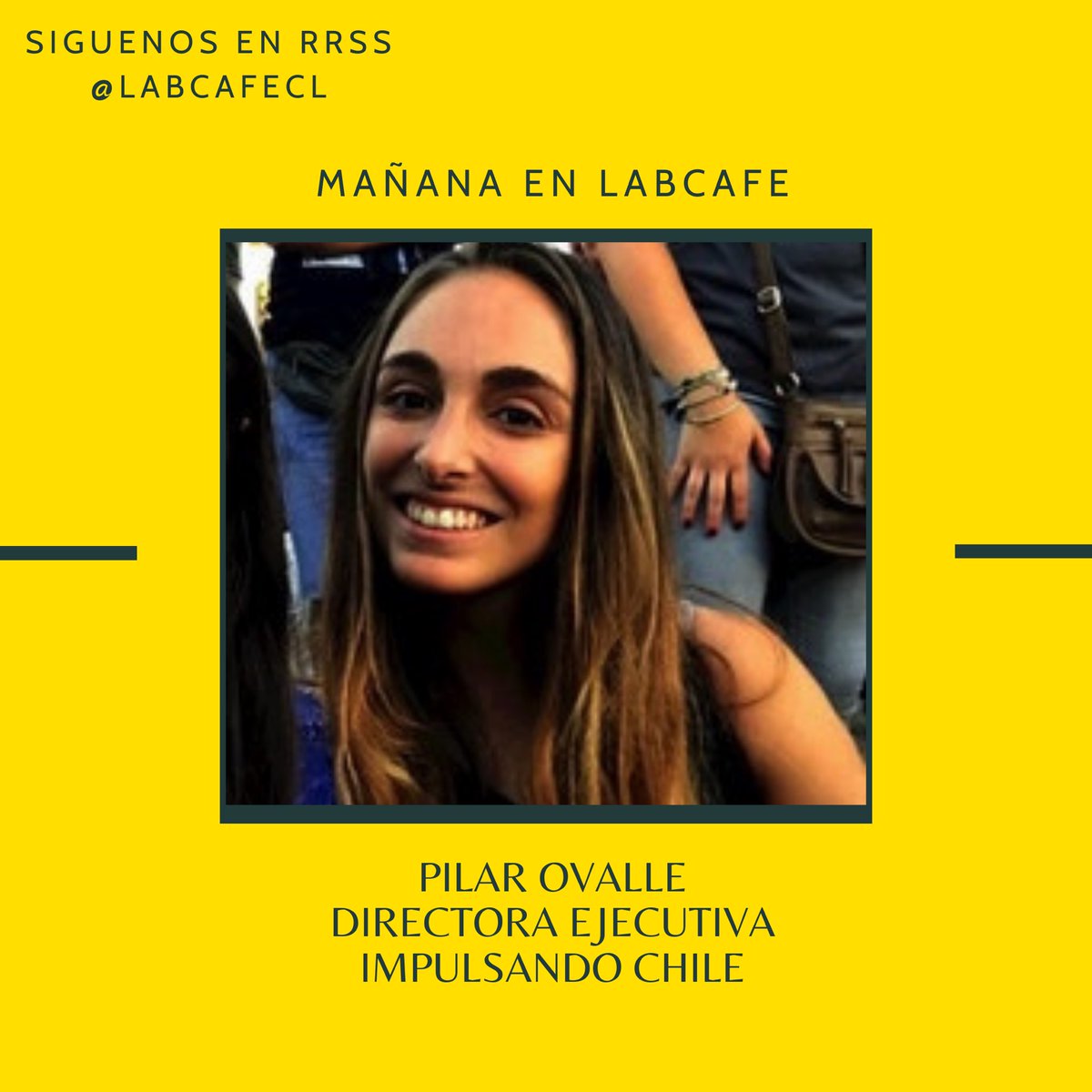labcafecl's tweet photo. Mañana en nuestro último #LabCafe de este 2020 conversaremos sobre Última Milla e Innovación Social con dos interesantes invitados. ¡No te lo pierdas! 9:00 am por nuestro Instagram Live @labcafecl junto a @catalinallendes RT https://t.co/IzqxDCpzor