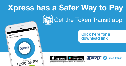 SRTACEO's tweet photo. #DYK a new app is helping you to ride safer on @Xpressga? It’s called Token Transit! It’s cashless, cardless, and contactless. Download the #TokenTransit app from the @Apple App and @Google Play Stores and ride #Xpressga today! #CommuteWithConfidence https://t.co/fanTr1oCTp