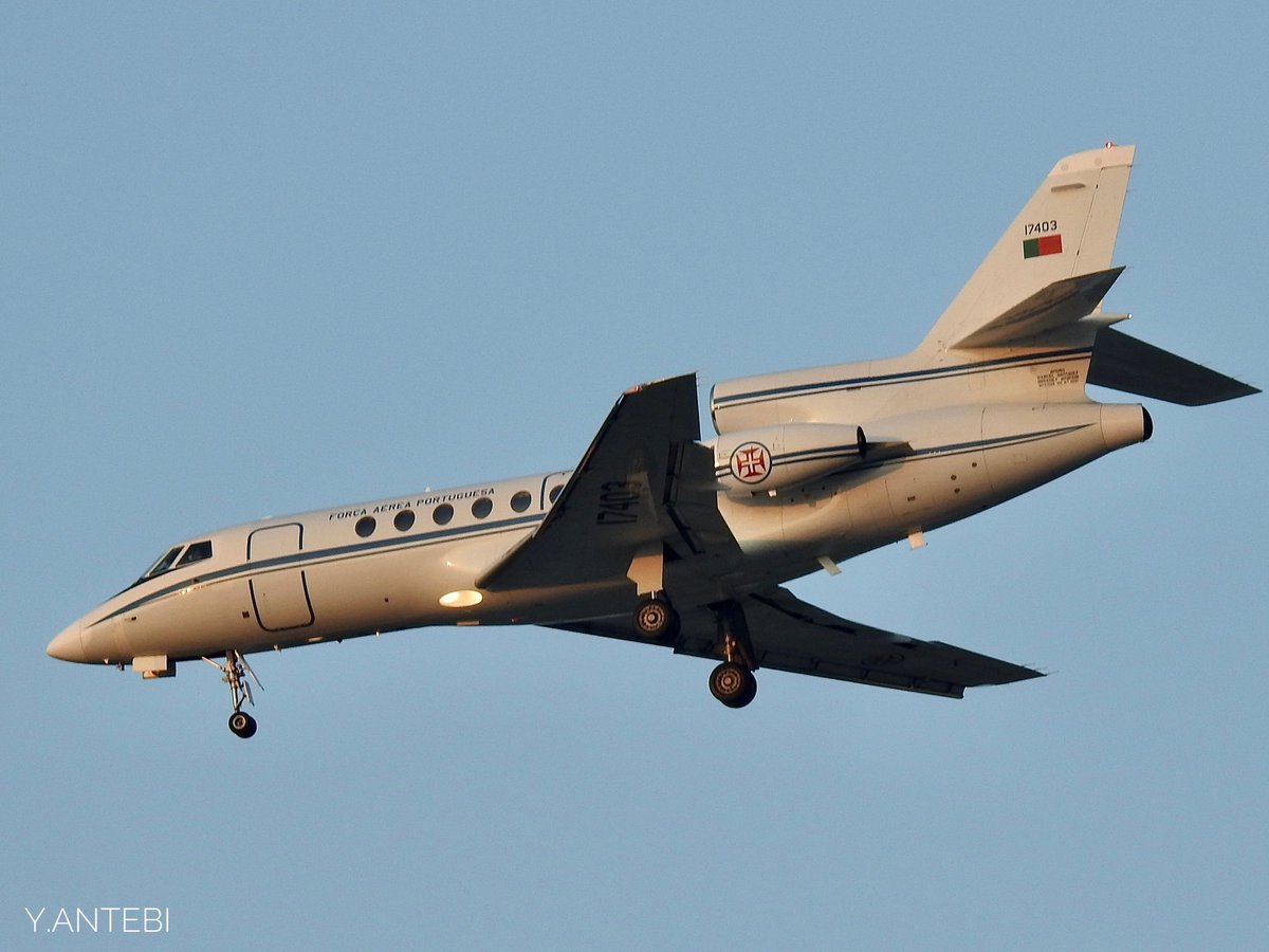 ace_pio's tweet photo. #ForcaAereaPortuguesa #FA50 17403 on final approach as #AFP88 #PortugalAirForce #Falcon50 #avgeek #vipjet #vip #milair https://t.co/59BZMF7QP7