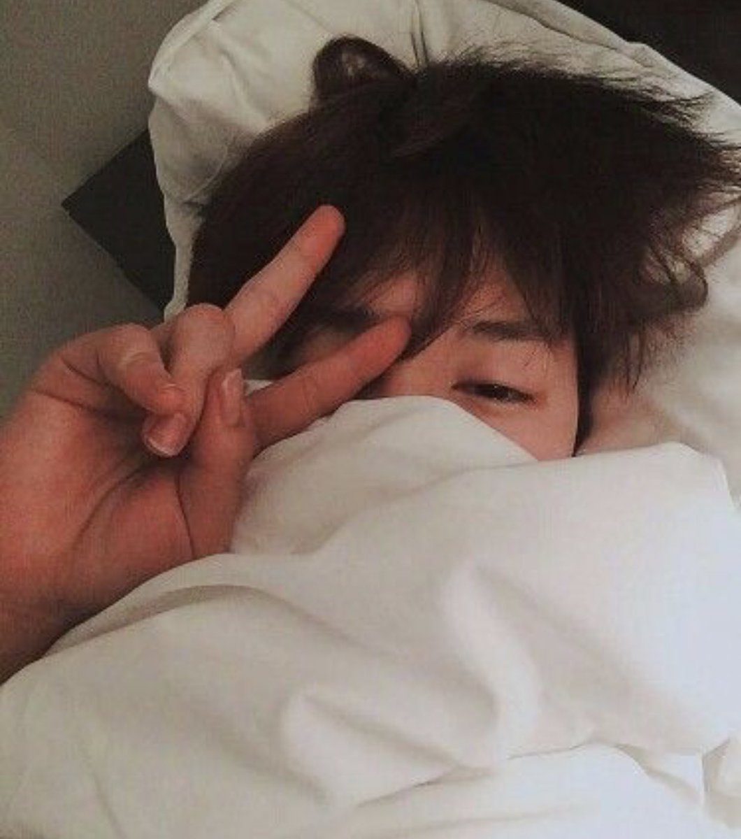 he sends goodnight pictures but stays up till morning to talk to you