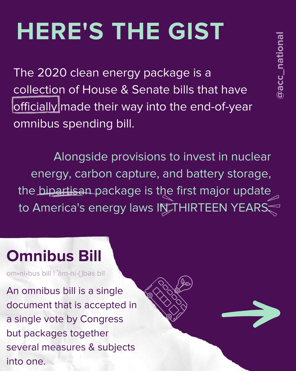 This is the first major update to America’s energy laws in thirteen years. (2/7)