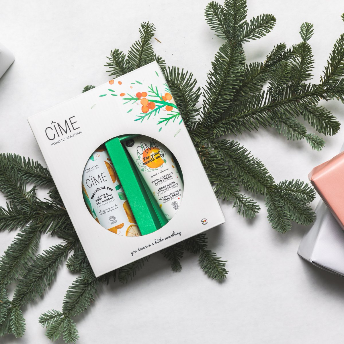 If you do not know what to give, is this gift box by <a href="/cime/">cime</a>.skincare maybe an idea! Totally practical including hand and body wash and hand cream. It is hard to name someone who could not use these unisex products. supergoods.be/products/cime-…