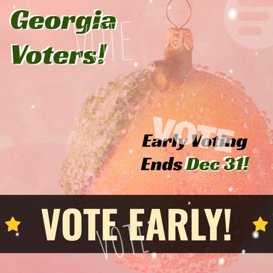 All I want this holiday season is for YOU to go vote early! Georgia, your voice will decide the next four years - don't wait any longer! Make sure you head to go2vote.org/GA so you have everything you need before you head to the polls! #VoteEarlyGA #GAvotes