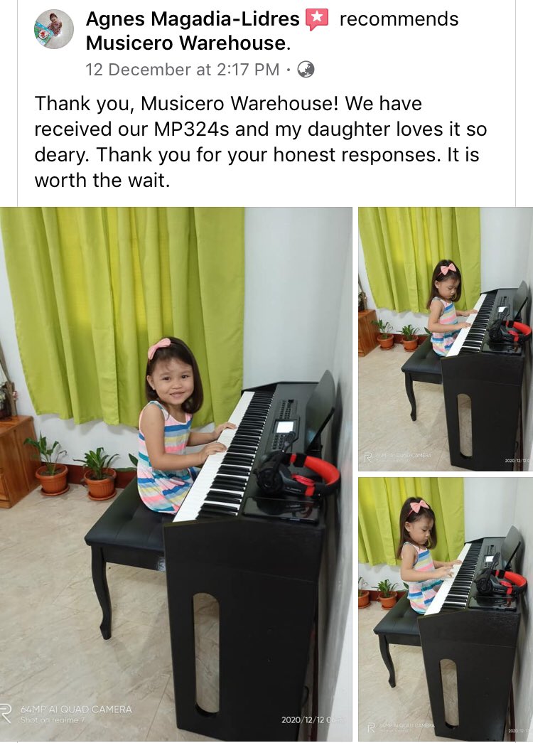 musicerowh's tweet photo. Thank you Ms Agnes of Rosario, Batangas for the reco &amp; for sharing with us these pics of your daughter &amp; your MP324 piano. We appreciate the trust &amp; support so much!  :) 

#musicero #musicerowarehouse #musiceroparasamusikero #musiceropiano #musiceroMP324 #musiceroMP424 https://t.co/3y2Kf2cgbk