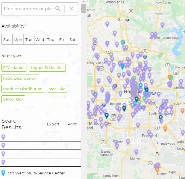 NeighborHOU's tweet photo. The @HoustonFoodBank provides food assistance through its many partners & pantries across the region. For a map of food distribution locations, go to https://t.co/mp68qNe4ok or text FOOD to 855-308-2282 to find the nearest food pantry in your area. #HoustonTX #SuperNeighborhoods https://t.co/R3NJAGxxiq