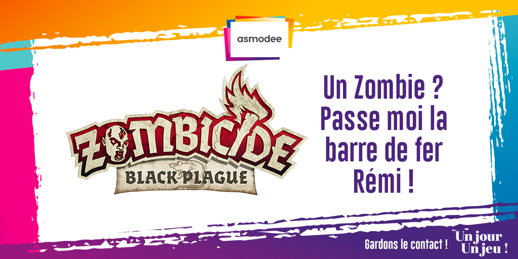 🧟 #CONCOURS 😀 Tentez de gagner #ZombicideBlackPlague de @Edge_Ent_France et massacrez des zombies façon médiévale ! Pour participer : ✅ Follow @Asmodee_fr + RT ce tweet ✅ Tag ton partenaire de jeu 💡 Jouez aussi sur FB+Insta TAS jeudi 24/12 à 14h #j2s