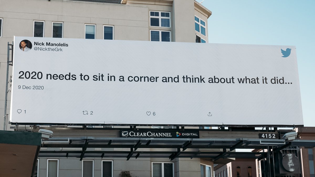 richontech's tweet photo. here's a look at the four new billboards @Twitter put up around Los Angeles to ring in the new year https://t.co/N8nX86MhAo