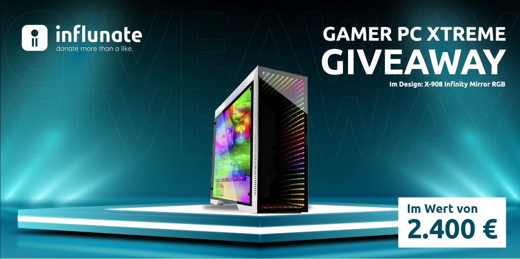 Der Deutsche Donation Service @influnate feiert das Jahresende mit einem 2.400€ PC Giveaway 🥳

Wir wünschen Euch viel Glück und natürlich auch eine schöne Weihnachtszeit 🎄❤️