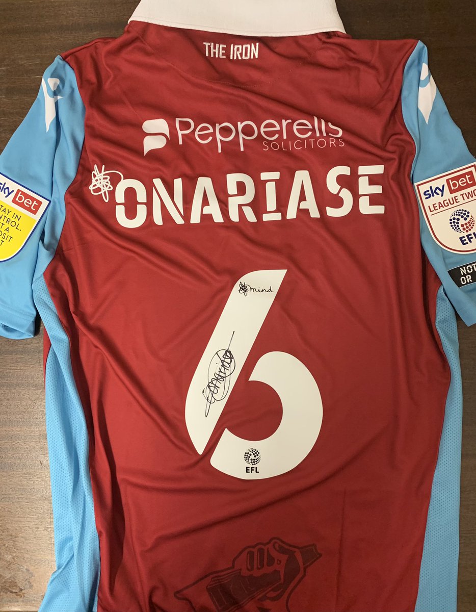 CHRISTMAS GIVEAWAY 🎄 for #iron fans. Retweet &amp; Like for a chance to win my signed home shirt. I’ll be picking a winner on Christmas Day🎉. It’s been a up &amp; down first 5 months as a <a href="/SUFCOfficial/">Scunthor(P)e United FC</a> player, thank you all for your support. #UTI