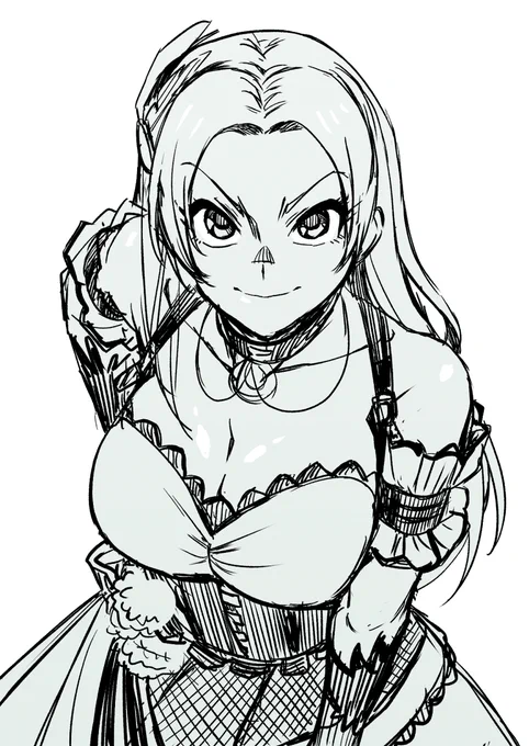 涼の新衣装試し描き 