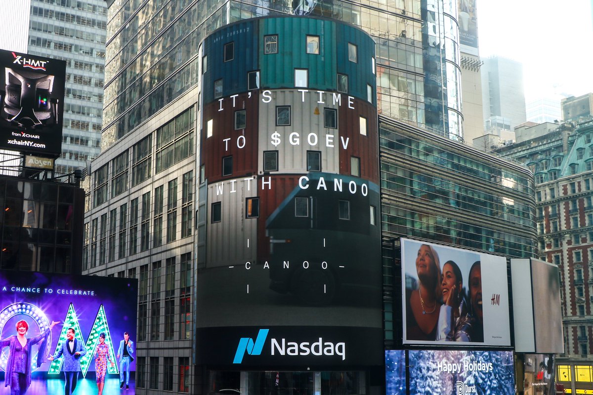Welcome to the #NasdaqListed family, @Canoo! 

Learn more about $GOEV: spr.ly/NasdaqGOEV