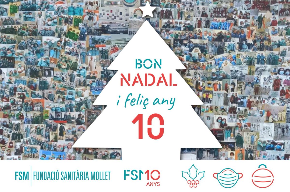 Des de la Fundació Sanitària Mollet us desitgem unes bones festes i un feliç 2021.