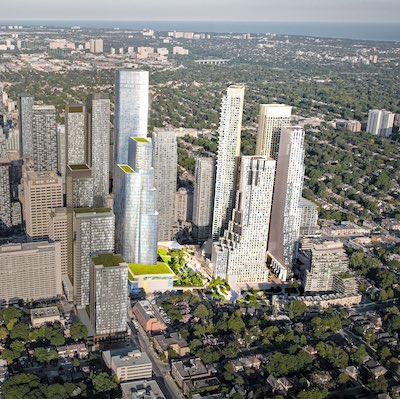 Unfortunately the design by  @PCPArch for  @OxfordPropGroup is extremely dire. Very tall towers, segregated by use, a park in the middle that will be a sterile corporate noplace, and a car cul-de-sac.  #topoli