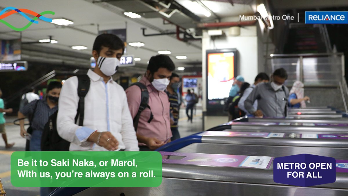 MumbaiMetro01's tweet photo. A fast paced city like Mumbai serves its super fast commuters! Get a head start on your smooth journey to work, college or home! #MetroNeChalaNaMumbai #YourMetroSafeMetro #MetroOpenForAll https://t.co/7T8MM7A7aL
