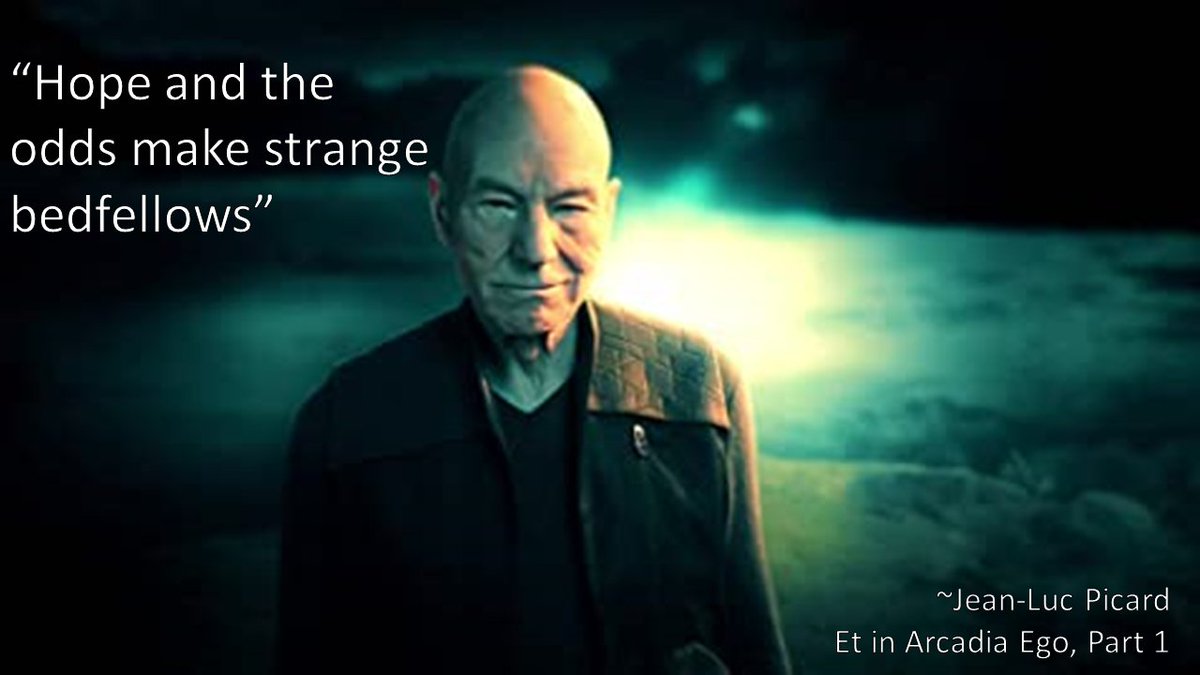 TrekPhilosophy's tweet photo. Here's this Week's #StarTrek Quote of the Week:

#Hope #NeverTellMeTheOdds https://t.co/LMOduwLJjY