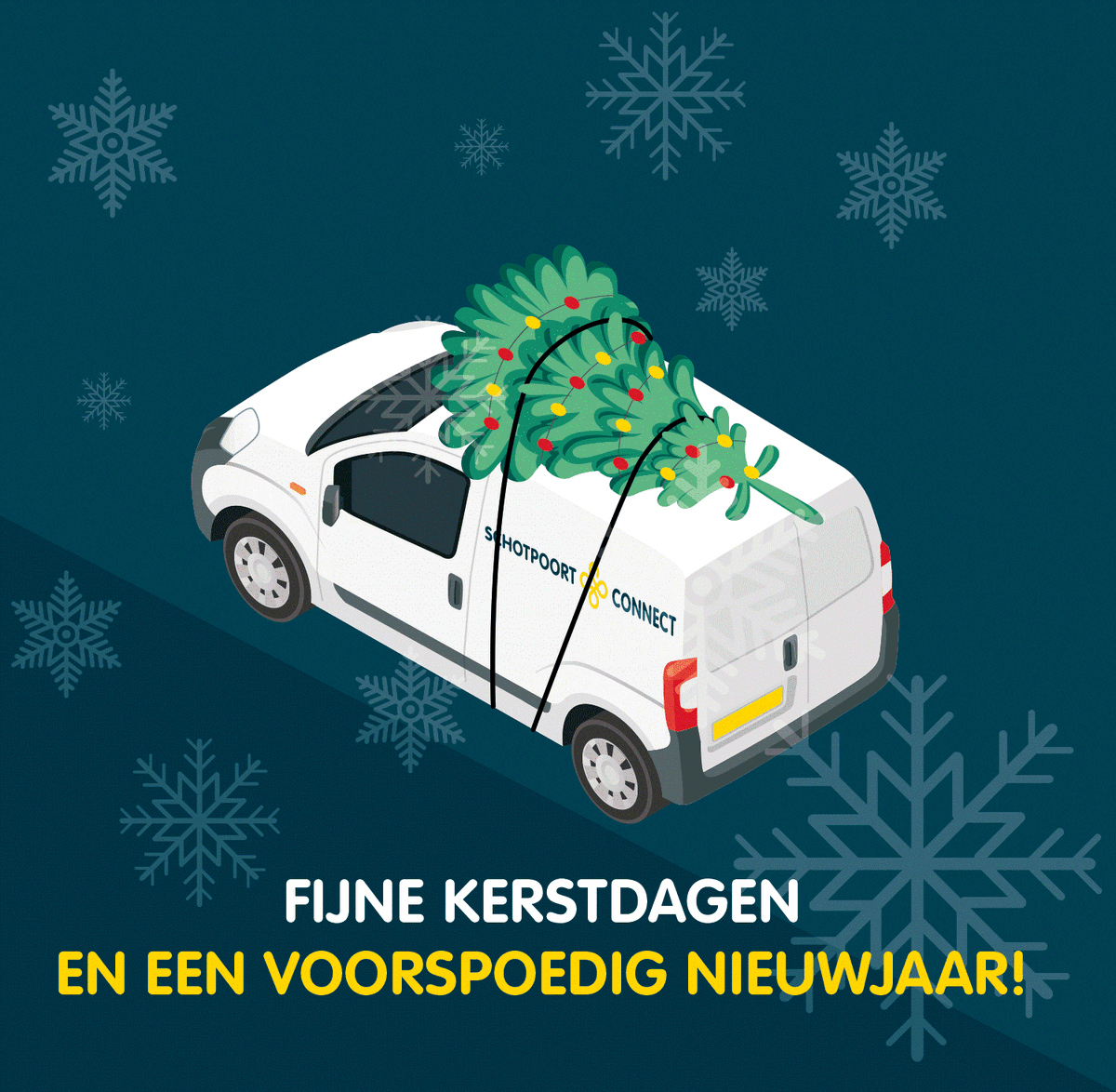 Wij wensen u fijne kerstdagen en een voorspoedig nieuwjaar.

Team Schotpoort Connect

schotpoort.nl
