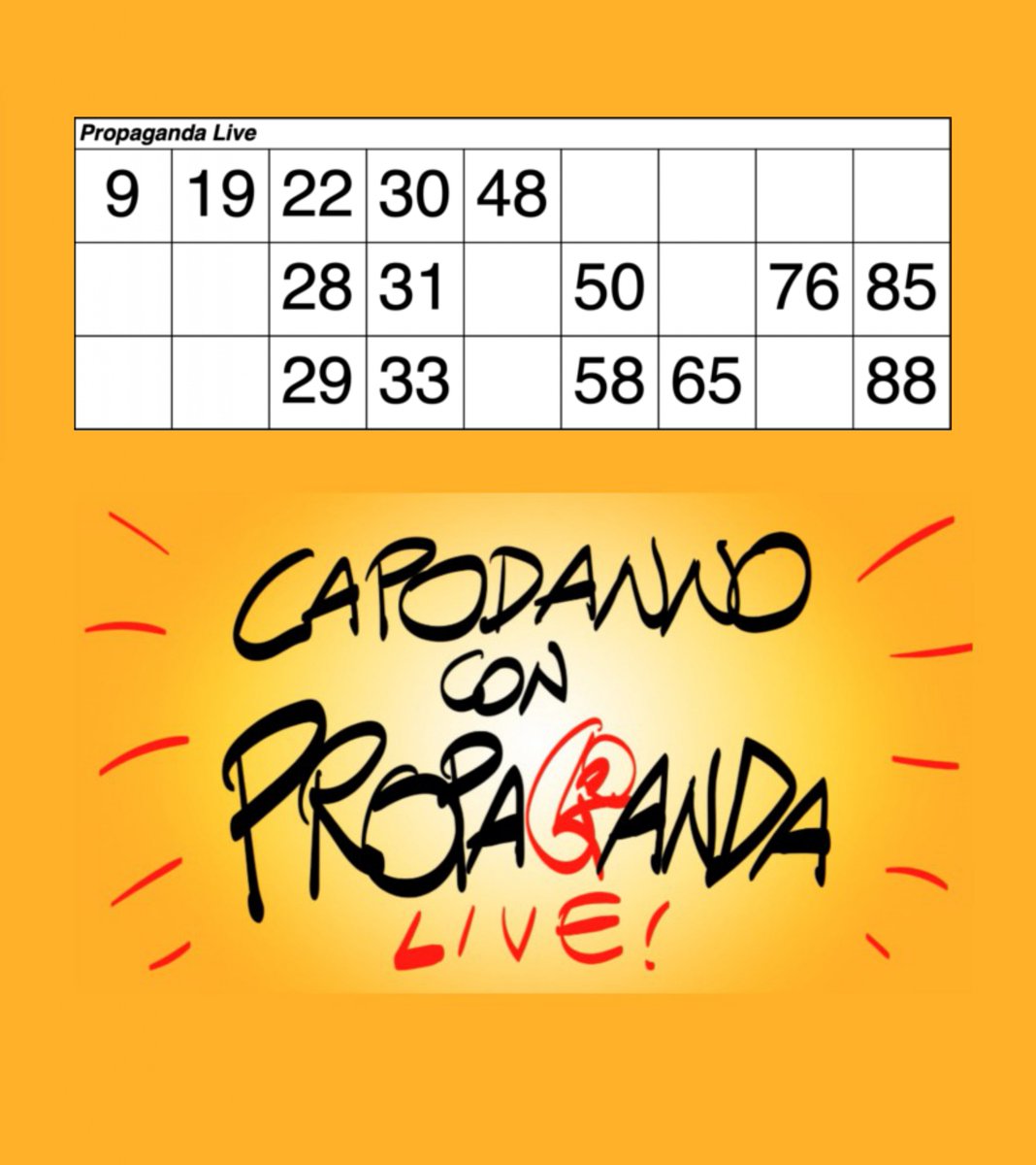 Joysten89's tweet photo. #propagandalive #propagandatombola https://t.co/xewZZyopib