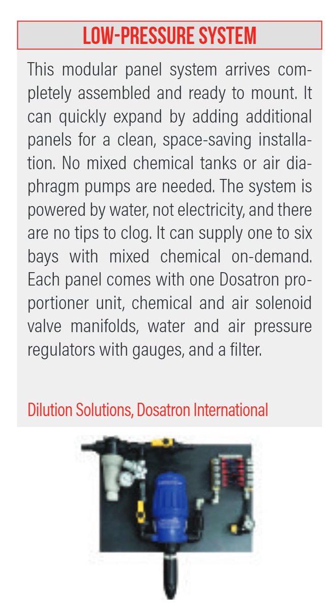 Did you see this in the latest issue of @CarwashMagazine?
Low pressure modular chemical blending panel.  #Carwash #dosatronusa #notips #chemicalblending #reliable