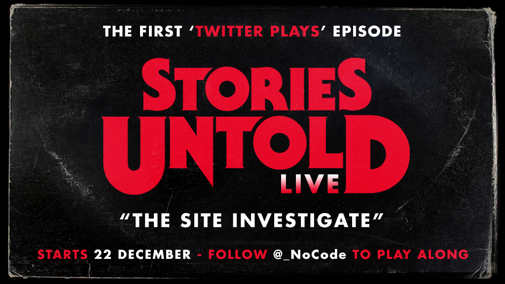 _ScreenBurn's tweet image. Starting tonight @ 7pm GMT / 11am PT / 2pm EST

An experimental t̴e̷x̸t̴ adventure. Live.

Running for 7 days, Twitter Plays #StoriesUntoldLive

RT and follow @_NoCode 

1 Story. A Million Nightmares.