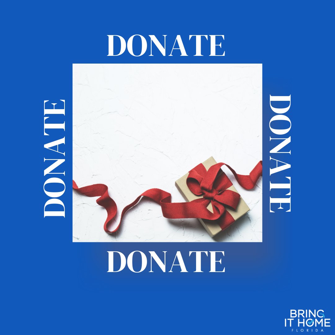 BringItHomeFL's tweet photo. #GivingTuesday 

Bring It Home Florida is officially on AmazonSmile so when people buy products, we will receive 5% off the proceeds. When you use @AmazonSmile you can donate to Bring It Home Florida using this link: https://t.co/FMMrrfvvMJ 

#PeopleBringItHome #DonateNow https://t.co/3UbHXmVcRX