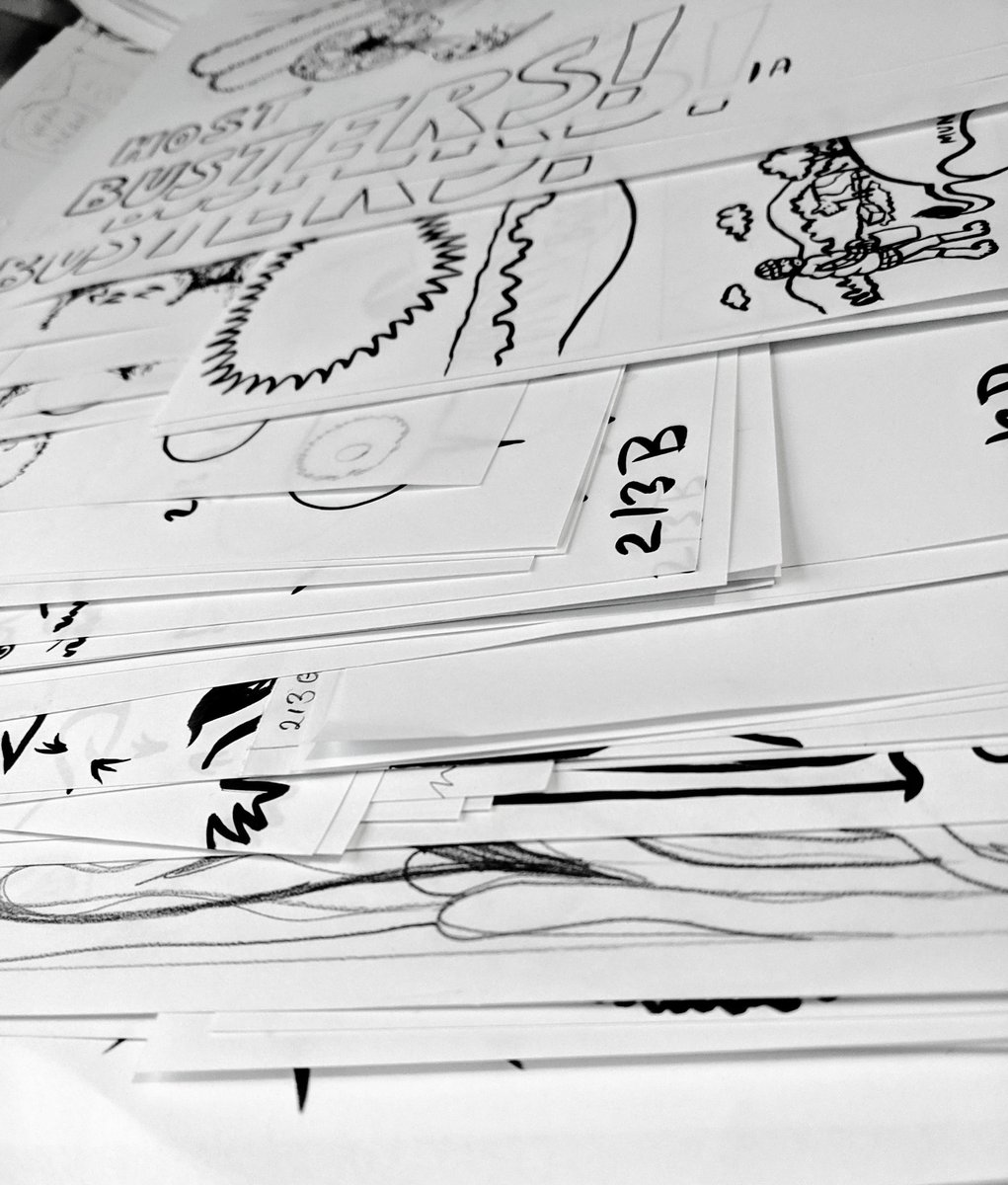 eliza_coli's tweet photo. It doesn't look like much, but this is a FINISHED pile o' ink for my latest #WIP #comic called #HostBusters, with @juevalves @jrossfitz at the @roslininstitute
๐
Watch this space for some #evolution in action! #scicomm #cartoons https://t.co/4rzVaNlz0e