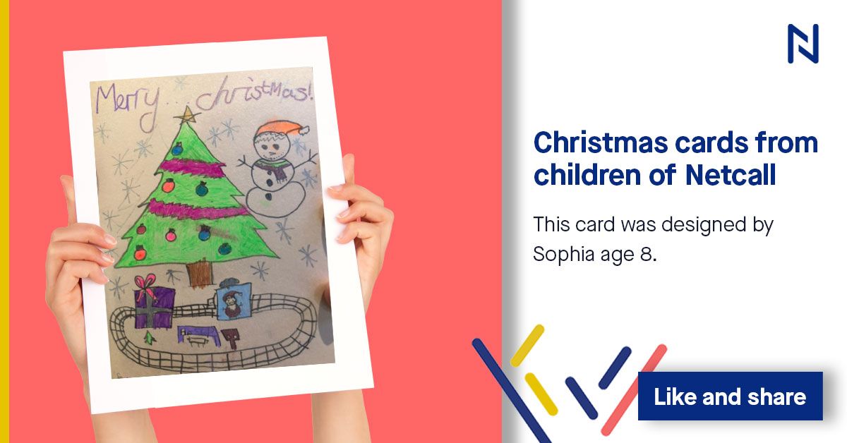 Netcall's tweet photo. Ho Ho Ho Merry Christmas! Please like and share these beautiful Christmas cards designed by our children to bring you Christmas cheer! There will be prizes for the designs with the most likes and shares - many thanks! #HappyChristmas #ChildrenofNetcall https://t.co/tUlranRIH2