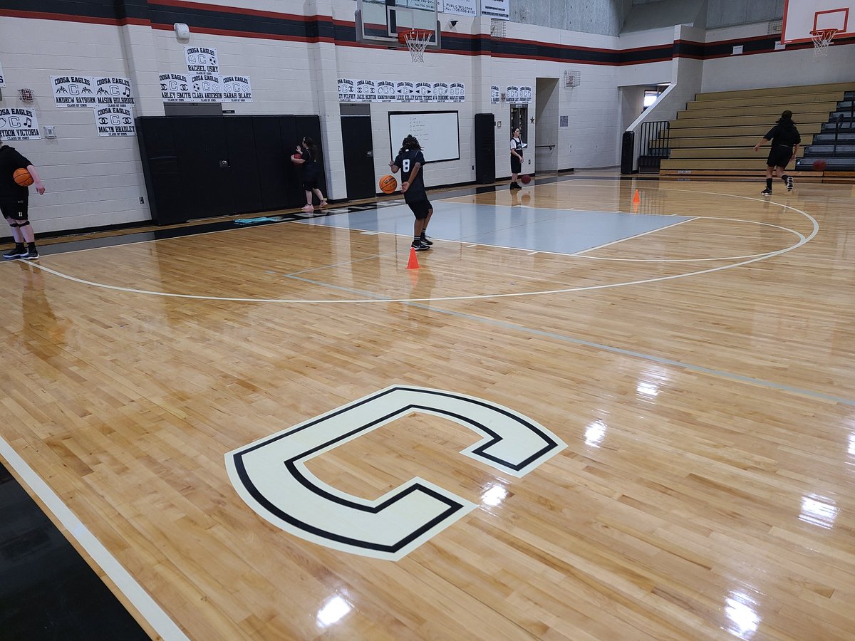 Getting work done!! GO LADY EAGLES!!