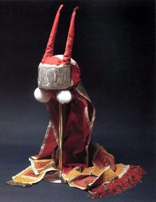 It is likely that the traditional wear of women shamans is the true source for Santa’s costume. It was these women who "flew" with the Deer Mother on hallucinogenic vision quests on the longest and darkest night.