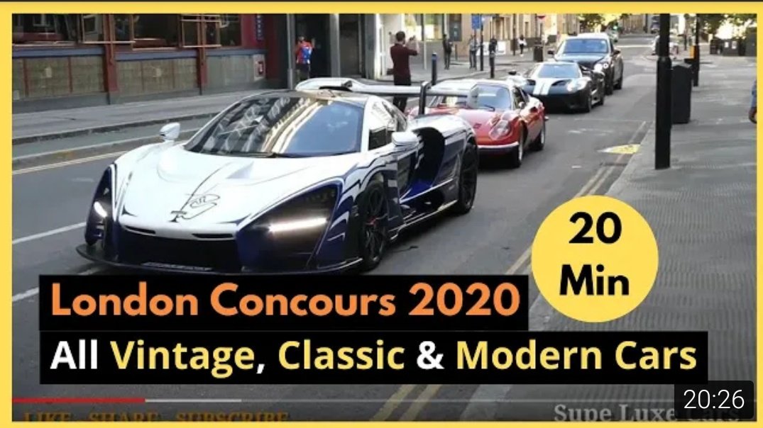 supeluxecars's tweet photo. London Concours 2020: All Vintage, Classic, Modern Cars Exit The Show (Complete) {https://t.co/c2gymG6slw}

#supeluxecars #londonconcours2020 #supercarsinlondon #carspottinglondon #supercars #hypercars #hybridcar #vintagecars #classiccars #AbuDhabiGP #challenge57 #Londonislovinit https://t.co/BT0RBFyoT0