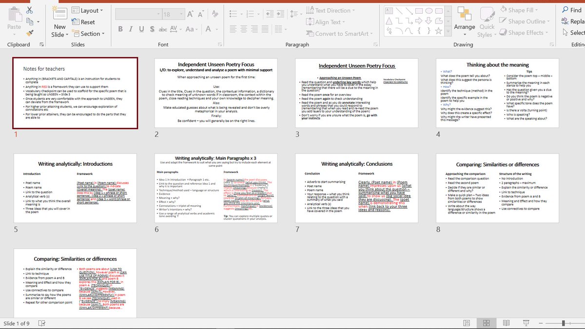 SusanSEnglish's tweet image. Just added to Unseen Poetry dropbox and Unseen Single and Comparison Scaffold that can be used to support students be confident in writing about Unseen Poems: dropbox.com/sh/9r489wrwb3b… @Team_English1 @AQAEnglish