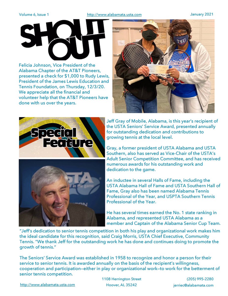 USTAAlabama's tweet photo. The Alabama Player: January Issue 2/4 https://t.co/I4aXACMymJ