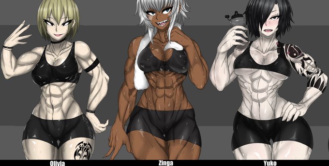 VFC Fight Girl's 2
筋トレ後シリーズで並べました 